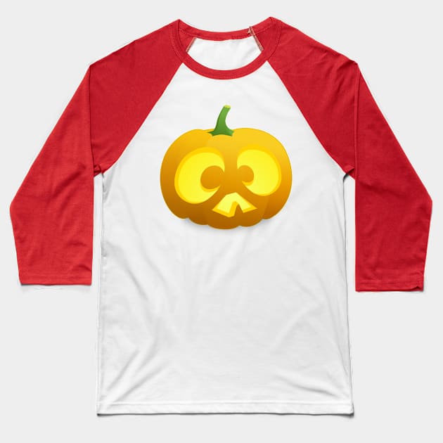 Halloween Owl Pumpkin Baseball T-Shirt by holidaystore